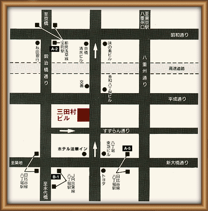 三田村印刷地図